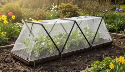 Insektenschutz im Frühbeet: Vlieshauben als Barriere