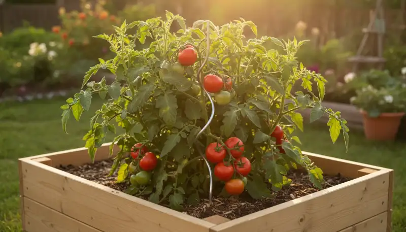 Die perfekte Rankhilfe für Tomaten