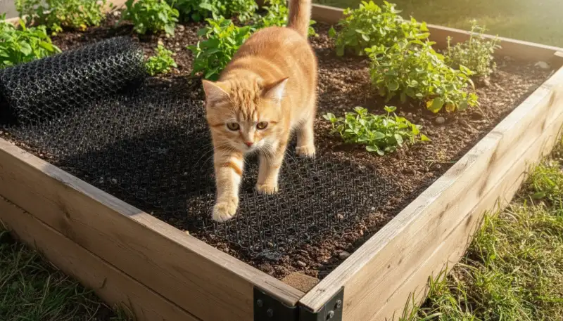 Katzenabwehr Gitter: Schutz für Ihr Hochbeet