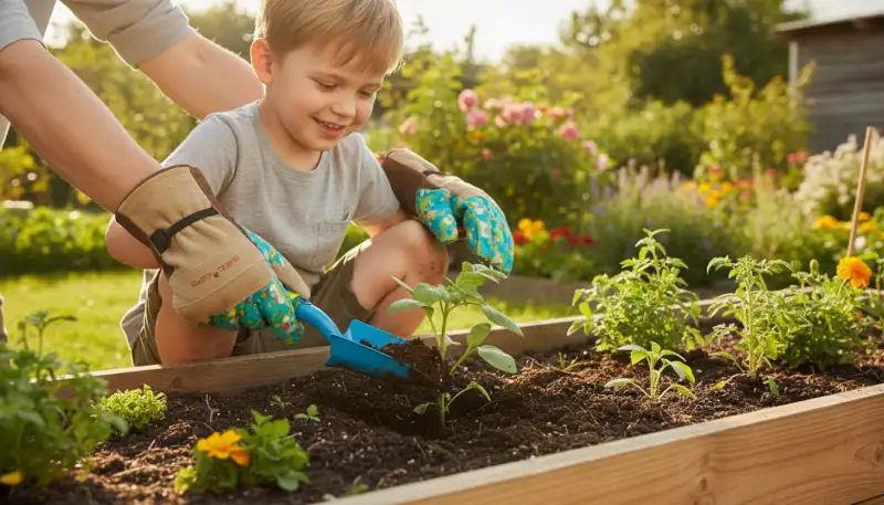 Kinder Hochbeet: Gemeinsam gärtnern lernen