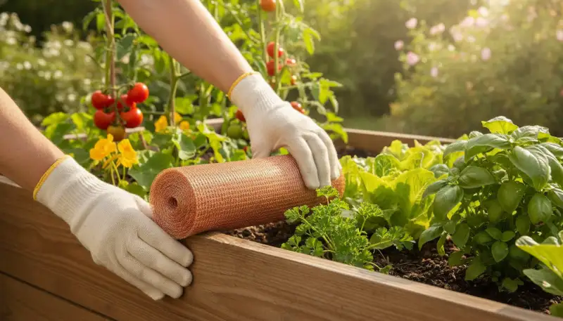 Kupferband: Schnecken sicher fernhalten